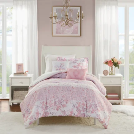 Intelligent Design Oliena Floral Paisley Full/Queen 5-Piece Comforter Set